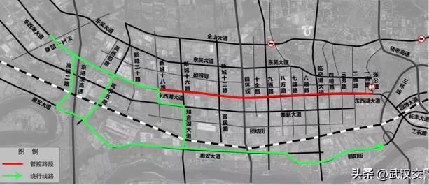 武漢G107國道東西湖段施行單雙號限行