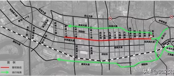 武漢G107國道東西湖段施行單雙號限行